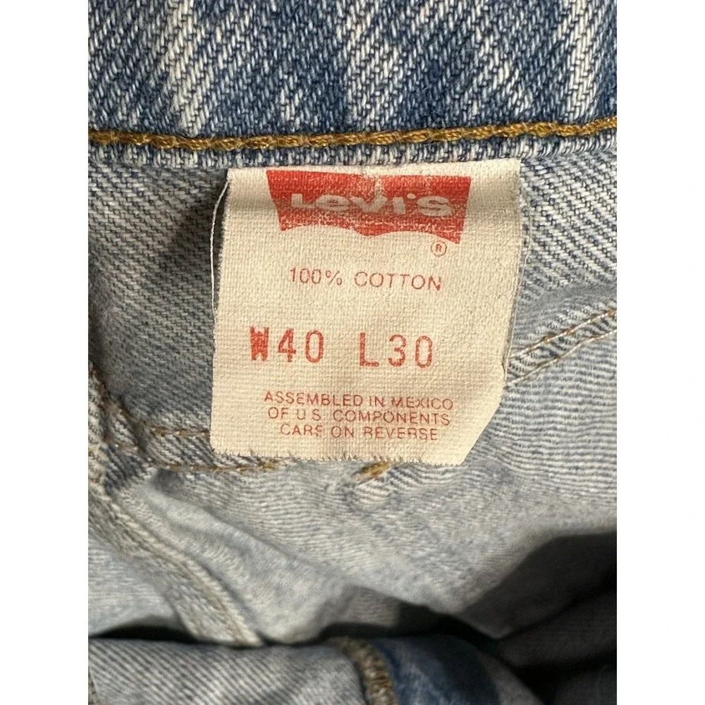 Vintage Levis Jeans Mens 506 Straight Orange Tab 40x30